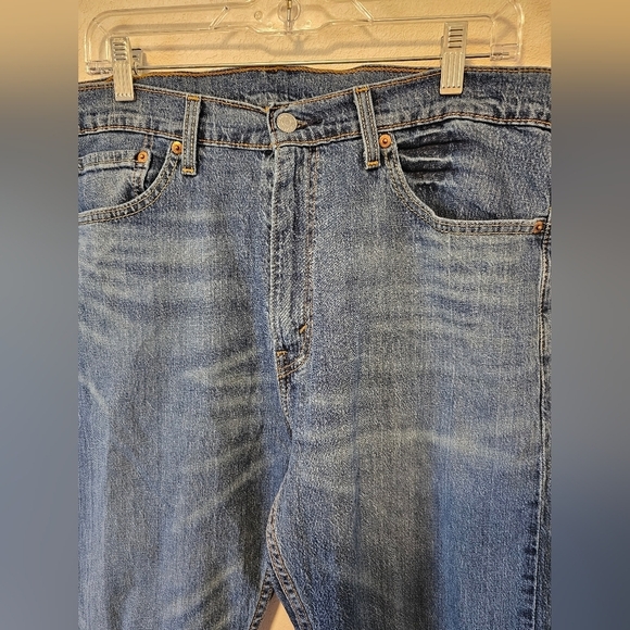 Levi's 505 Regular Fit Men's Jeans Size 36 L34 - Picture 6 of 10